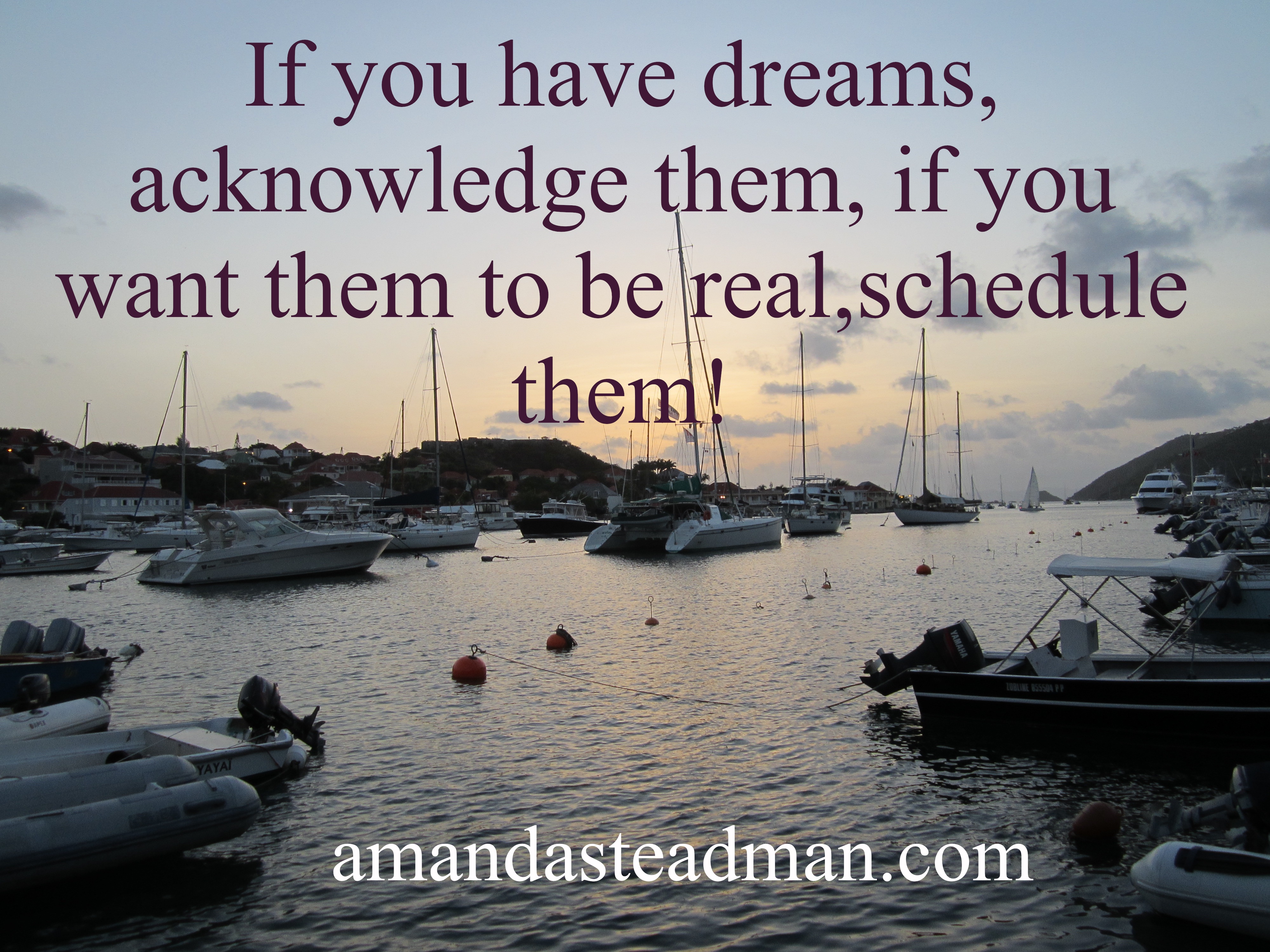 Schedule Your Dreams