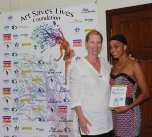 Nicole de Weever of Art Saves Lives Foundation & Amanda Steadman