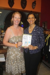 Prime Minister Sarah Westcott-Williams and Amanda Steadman at Book Signing for Connect to Authentic Success